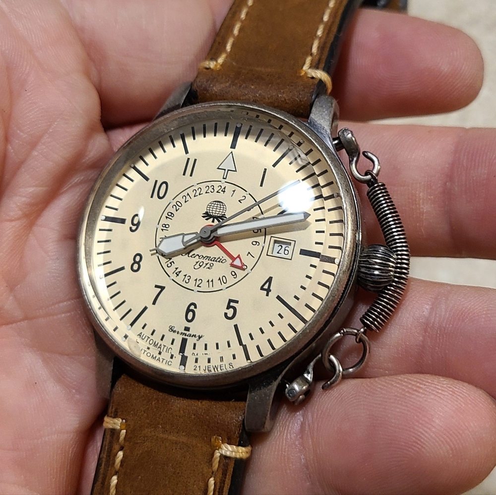 Aeromatic 1912 Vintage-Look Automatic Watch